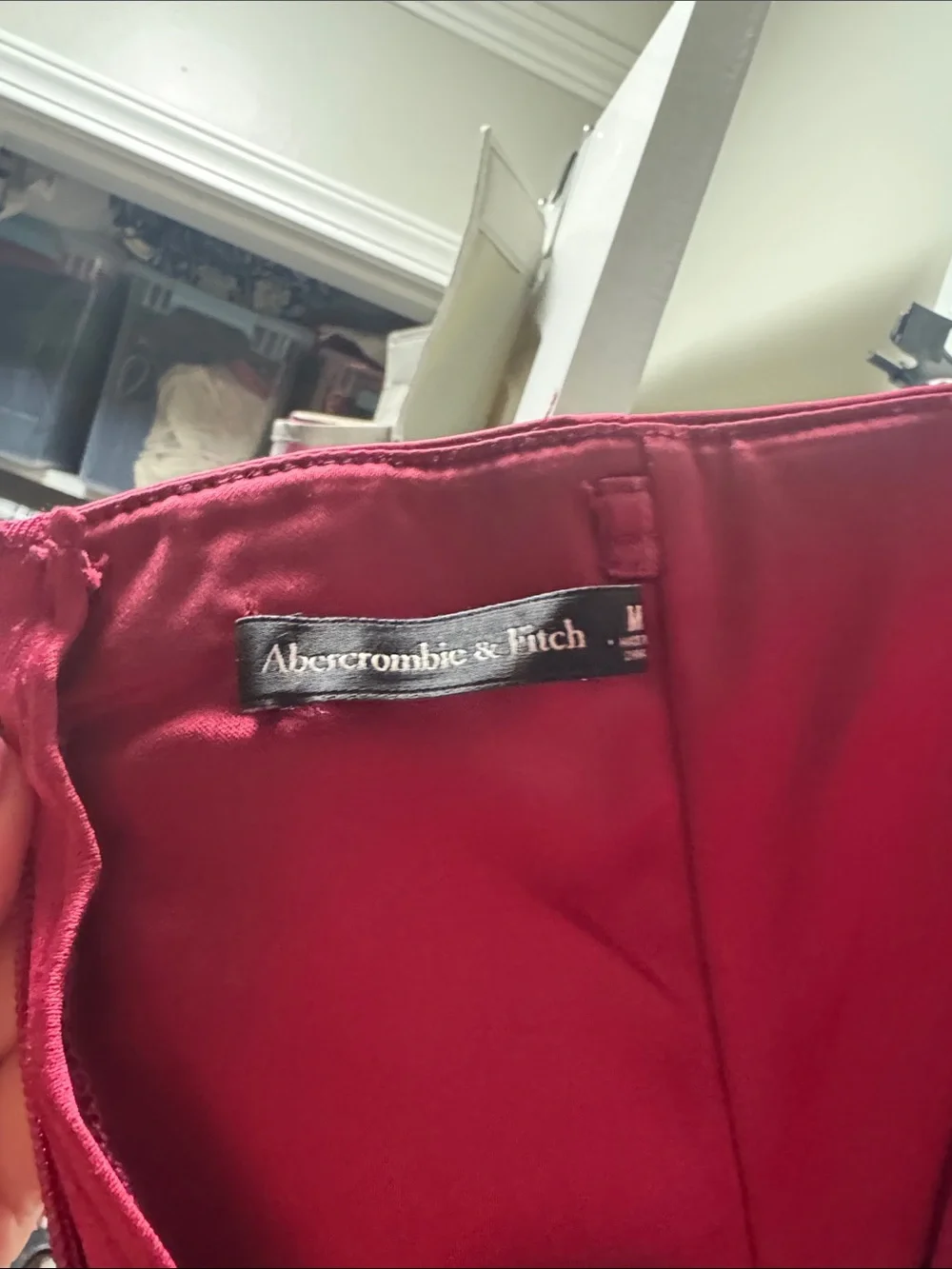 Abercrombie Strapless Pleated Dress